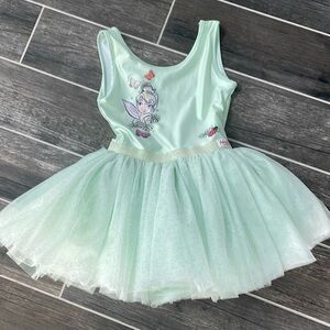 NWOT Disney Tinkerbell size 9/10 leotard with tutu